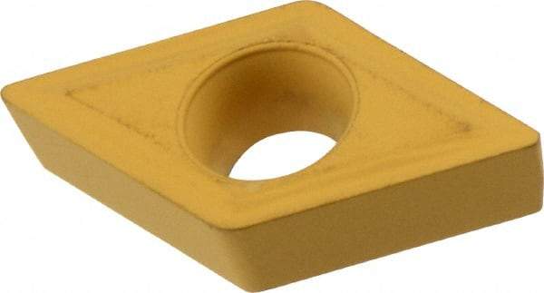 Iscar - DCMT3-1 14 Grade IC9150 Carbide Turning Insert - TiCN/Al2O3/TiN Finish, 55° Diamond, 3/8" Inscr Circle, 5/32" Thick, 1/64" Corner Radius - USA Tool & Supply