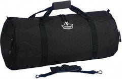 Ergodyne - 2 Pocket, 2,600 Cubic Inch, 600D Polyester Empty Duffel Bag - 23 Inch Wide x 11 Inch Deep x 12 Inch High, Black, Model No. 5020P - USA Tool & Supply