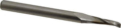 Onsrud - 3/16" Cutting Diam x 5/8" Length of Cut, 1 Flute, Upcut Spiral Router Bit - Uncoated, Right Hand Cut, High Speed Steel, 2-7/8" OAL x 1/4" Shank Diam, Single Edge, 19 to 32° Helix Angle - USA Tool & Supply