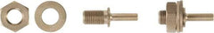 Ampco - 1/2" Arbor Hole Drive Arbor - For 6" Wheel Brushes, Attached Spindle - USA Tool & Supply