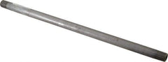 Value Collection - Schedule 80, 1/4" Diam x 12" Long Black Pipe Nipple - Threaded - USA Tool & Supply