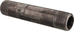 Value Collection - Schedule 80, 3/4" Diam x 5" Long Black Pipe Nipple - Threaded - USA Tool & Supply