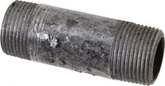 Value Collection - Schedule 80, 1" Diam x 3-1/2" Long Black Pipe Nipple - Threaded - USA Tool & Supply