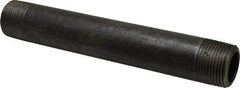 Value Collection - Schedule 80, 1" Diam x 8" Long Black Pipe Nipple - Threaded - USA Tool & Supply