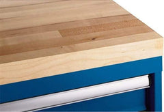 LISTA - Tool Box Wood Butcher Block Top - 40-1/4" Wide x 22-1/2" Deep x 1-3/4" High, Natural, For HS Modular Cabinets - USA Tool & Supply