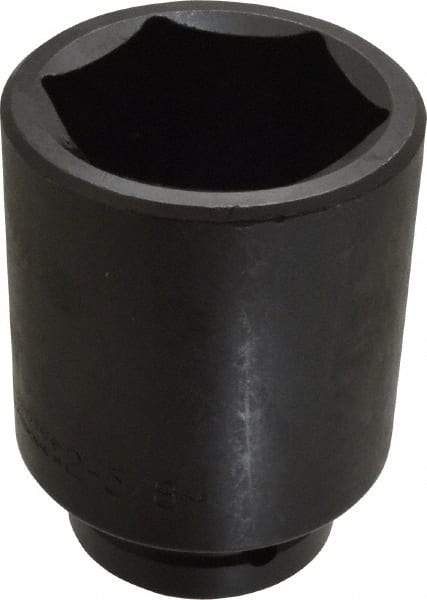 Proto - 1" Drive 2-5/8" Deep Impact Socket - 6 Points, 5" OAL - USA Tool & Supply