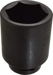Proto - 1" Drive 2-5/8" Deep Impact Socket - 6 Points, 5" OAL - USA Tool & Supply