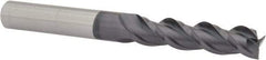 ProMax - 3/8", 1-1/2" LOC, 3/8" Shank Diam, 3-1/2" OAL, 3 Flute, Solid Carbide Square End Mill - Single End, AlTiN Finish, Spiral Flute, 40° Helix, Centercutting, Right Hand Cut, Right Hand Flute, Series 109 - USA Tool & Supply