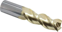 ProMax - 1", 2-3/4" LOC, 1" Shank Diam, 5" OAL, 3 Flute, Solid Carbide Square End Mill - Single End, ZrN Finish, Spiral Flute, 40° Helix, Centercutting, Right Hand Cut, Right Hand Flute, Series 109 - USA Tool & Supply