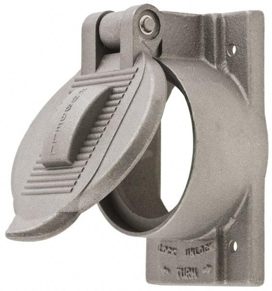 Hubbell Wiring Device-Kellems - Electrical Outlet Box Aluminum Weatherproof Cover - USA Tool & Supply