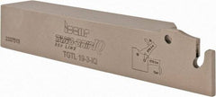 Iscar - TGT, Left Hand Cut, 1.75" Max Workpc Diam, TAG.. 6.., TAG.. 8.. Insert, Indexable Cutoff Toolholder - 3/4" Shank Width, 3/4" Shank Height, 4-1/2" OAL - USA Tool & Supply