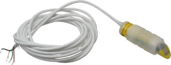 Flowline - 3/4" Thread, 150 Max psi, 176°F Max, Liquid Level Optic Leak Detection Switch - Polypropylene Stem, Leak Detection for Secondary Containment - USA Tool & Supply