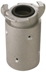 EVER-TITE Coupling Products - 1-1/2" ID x 2-3/8" OD Sandblaster Hose End - Aluminum, Rated to 100 PSI - USA Tool & Supply