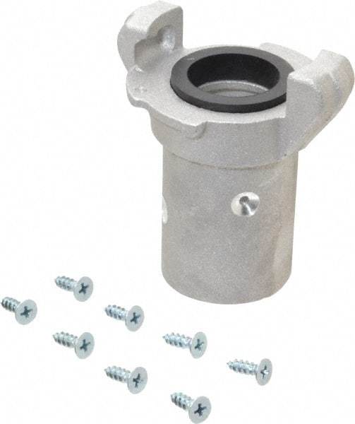 EVER-TITE Coupling Products - 3/4" ID x 1-1/2" OD Sandblaster Hose End - Aluminum, Rated to 100 PSI - USA Tool & Supply