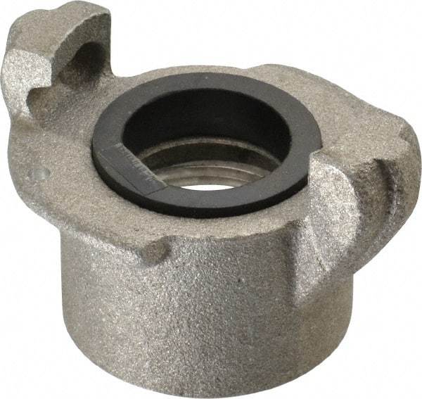 EVER-TITE Coupling Products - 1-1/4" NPT Sandblaster Adapter - Aluminum, Rated to 100 PSI - USA Tool & Supply