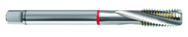M12x1.75 6H 3-Flute PM Cobalt Red Ring Semi-Bottoming 15 degree Spiral Flute Tap-Bright - USA Tool & Supply