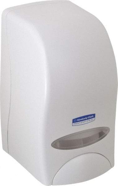 Kimberly-Clark Professional - 1000 mL Liquid Hand Soap Dispenser - Plastic, Hanging, White - USA Tool & Supply