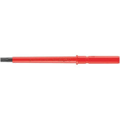 Wera - 9mm Drive T8 Torx Screwdriver Bit - 154mm OAL, Insulated - USA Tool & Supply