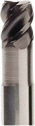 Seco - 10mm, 4 Flute, Single End, Solid Carbide, Corner Chamfer End Mill - 65mm OAL, 50° Helix, Right Hand Flute, 10mm LOC, Right Hand Cut, 22mm Extended Reach - USA Tool & Supply