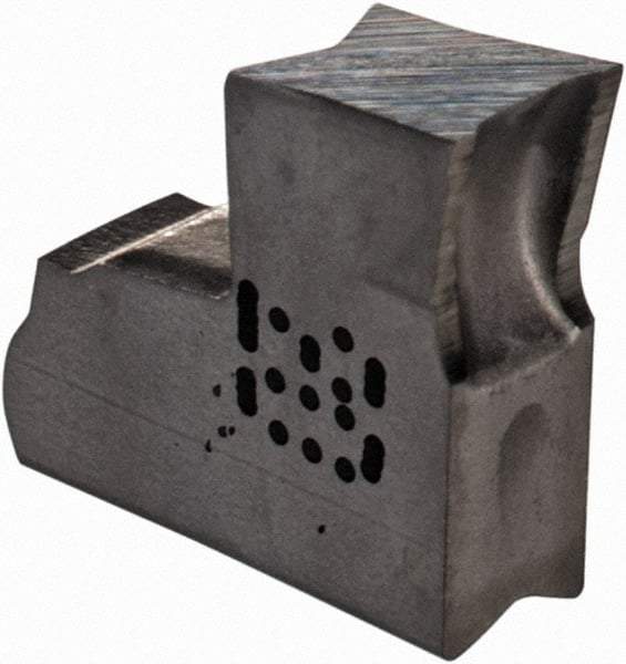 Iscar - TAGN3 A IC20 Grade, 0.12" Cutting Width, Carbide Cutoff Insert - Neutral Lead Angle, 0.008" Cnr Rad, Single End - USA Tool & Supply