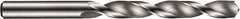DORMER - 13mm 120° Solid Carbide Jobber Drill - Bright Finish, Right Hand Cut, Spiral Flute, Straight Shank, 151mm OAL, Four Facet Point - USA Tool & Supply