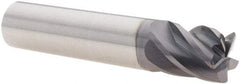 M.A. Ford - 1/2", 5 Flute, Single End, Solid Carbide, 0.03" Corner Radius End Mill - 2-1/2" OAL, 38° Helix, Right Hand Flute, 5/8" LOC, Right Hand Cut - USA Tool & Supply