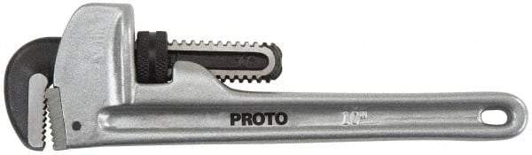 Proto - 12" Aluminum Straight Pipe Wrench - 6" Pipe Capacity - USA Tool & Supply