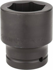 Armstrong - 1-1/2" Drive 2-9/16" Standard Impact Socket - 6 Points, 4-1/4" OAL - USA Tool & Supply