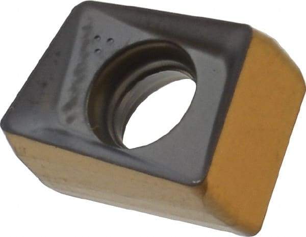 Iscar - H490 ANCX090404 Grade IC808 Carbide Milling Insert - TiAlN/AlTiN/TiN Finish, 0.2047" Thick, 0.4mm Corner Radius - USA Tool & Supply