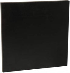 Made in USA - 2' x 2' x 1" Black ABS Sheet - USA Tool & Supply