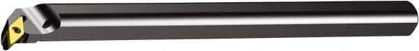 Sandvik Coromant - 22mm Min Bore Diam, 200mm OAL, 16mm Shank Diam, A..SVQCR/L-ER Indexable Boring Bar - VCMT 221, VCMT 11 03 04 Insert, Screw or Clamp Holding Method - USA Tool & Supply