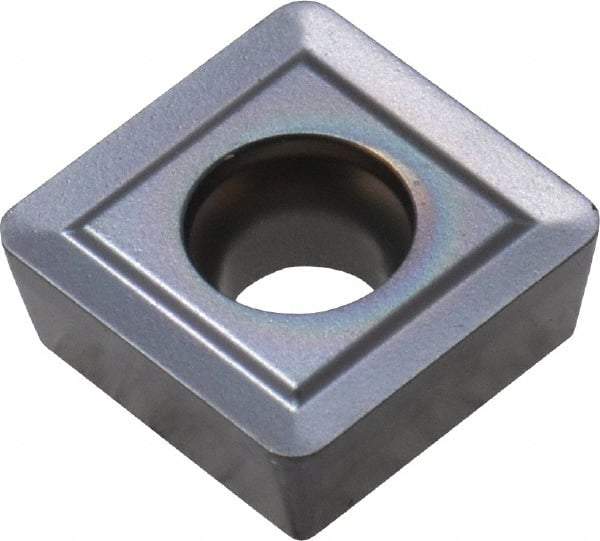 Kennametal - SPPX120412 FP Grade KCU40 Carbide Indexable Drill Insert - TiN/TiAlN Finish, 0.494" Inscribed Circle - USA Tool & Supply