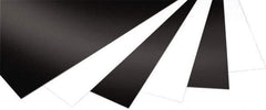 Made in USA - 12mm Thick x 2' Wide x 4' Long, Expanded PVC Sheet - Black, ±5% Tolerance - USA Tool & Supply
