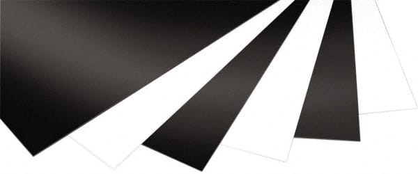 Made in USA - 8' x 4' x 12mm Black Expanded PVC Sheet - USA Tool & Supply