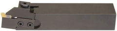 Hertel - HCE, Right Hand Cut, 1-5/8" Max Workpc Diam, Indexable Cutoff Toolholder - 1/2" Max Depth of Cut, 31.75mm Shank Width, 1" Shank Height, 6" OAL - USA Tool & Supply