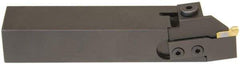 Hertel - HCE, Left Hand Cut, 1-5/8" Max Workpc Diam, Indexable Cutoff Toolholder - 0.8 Max Depth of Cut, 31.75mm Shank Width, 1" Shank Height, 6" OAL - USA Tool & Supply