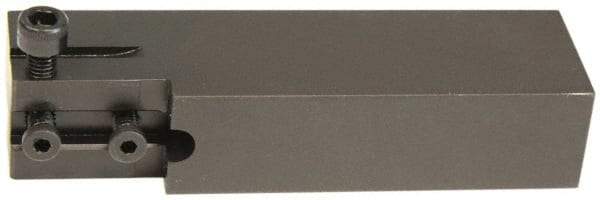 Hertel - HCE, Right Hand Cut, Indexable Cutoff Toolholder - 0.531 Max Depth of Cut, 25.4mm Shank Width, 1/2" Shank Height, 4-1/2" OAL - USA Tool & Supply