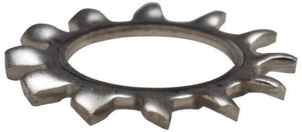 Value Collection - M22 Screw, 23mm ID, Stainless Steel External Tooth Lock Washer - 36mm OD, Uncoated, Grade 18-8 & Austenitic A2 - USA Tool & Supply