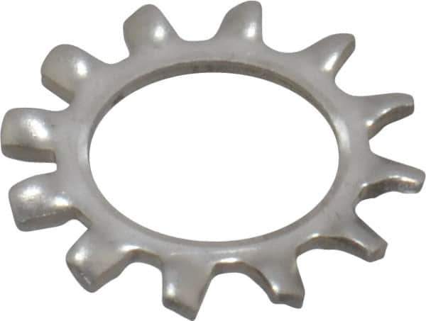 Value Collection - 3/8" Screw, 0.398" ID, Stainless Steel External Tooth Lock Washer - 0.695" OD, Uncoated, Grade 18-8 - USA Tool & Supply