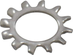 Value Collection - 3/8" Screw, 0.398" ID, Stainless Steel External Tooth Lock Washer - 0.695" OD, Uncoated, Grade 18-8 - USA Tool & Supply
