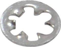 Value Collection - #4 Screw, 0.123" ID, Stainless Steel Internal Tooth Lock Washer - 0.265" OD, Uncoated, Grade 18-8 - USA Tool & Supply