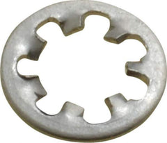 Value Collection - #6 Screw, 0.15" ID, Stainless Steel Internal Tooth Lock Washer - 0.288" OD, Uncoated, Grade 18-8 - USA Tool & Supply