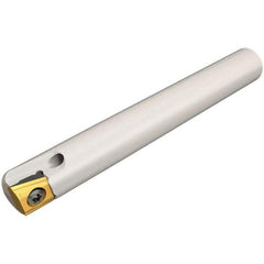 Iscar - 5/8" Cut Diam, 0.197" Max Depth of Cut, 5/8" Shank Diam, 3.11" OAL, Indexable Square Shoulder End Mill - T290 LN.T 0502 Inserts, Cylindrical Shank, 90° Lead Angle, Through Coolant, Series SumoMill - USA Tool & Supply