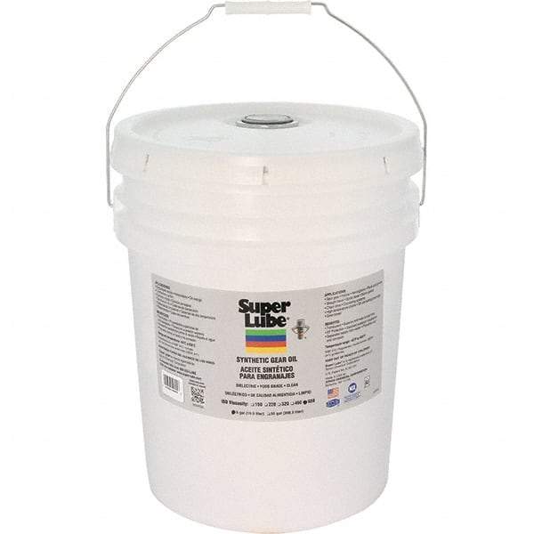 Synco Chemical - 5 Gal Pail, Synthetic Gear Oil - -40°F to 450°F, 680 St Viscosity at 40° C, ISO 680 - USA Tool & Supply