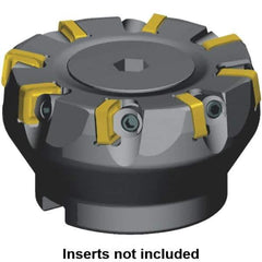 Kennametal - 4" Cut Diam, 1-1/4" Arbor Hole, 5.08mm Max Depth of Cut, 6° Indexable Chamfer & Angle Face Mill - 15 Inserts, SNXF 1204... Insert, 15 Flutes, Series KSSR - USA Tool & Supply