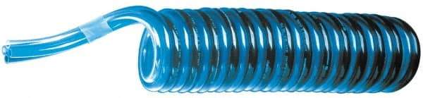 Advanced Technology Products - 6mm OD, Polyurethane Tube - Black, Clear Blue, Light Blue & Clear, 140 Max psi, 98 Shore A Hardness - USA Tool & Supply