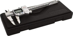 Mitutoyo - 0 to 150mm Range, 0.01mm Resolution, IP67 Electronic Caliper - Stainless Steel with 40mm Carbide-Tipped Jaws, 0.02mm Accuracy, SPC Output - USA Tool & Supply