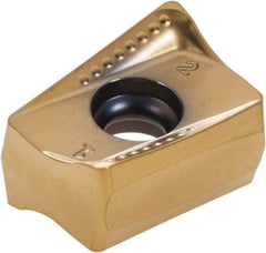 Ingersoll Cutting Tools - ANHU160708 Grade IN2505 Carbide Milling Insert - TiAlN/TiN Finish, 0.436" Thick, 0.031" Corner Radius - USA Tool & Supply
