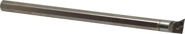 Kennametal - 0.73" Min Bore Diam, 1/2" Shank Diam, 7.928" OAL, L-SDUP Indexable Boring Bar - 0.93" Max Bore Depth, CP.. Insert Style, Screw Holding Method, Heavy Metal - USA Tool & Supply