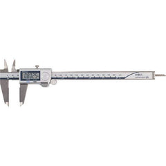 Mitutoyo - 0 to 8" Range 0.01mm Resolution, Electronic Caliper - Steel with 50mm Carbide-Tipped Jaws, 0.001" Accuracy - USA Tool & Supply